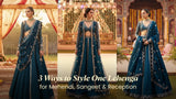 3-Ways-to-Style-One-Lehenga-for-Mehendi-Sangeet-Reception Trendmalls