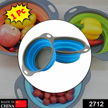 Silicone strainer for cooking and draining