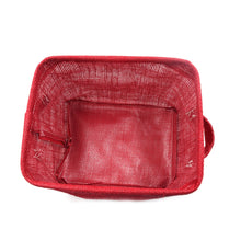 Foldable cotton bag for home organization and kitchen storage.