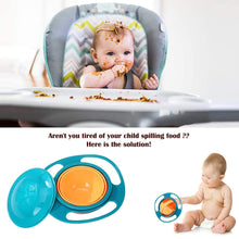 Practical rotating baby bowl for serving food, perfect for toddlers and young children.