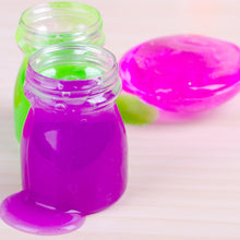 Glitter and crystal slime combo, soft jar packaging