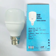 Cool white 5W LED bulb, energy-saving for all rooms