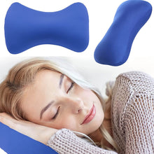 Close-up of the microbead roll neck pillow.