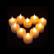 White LED tealight candles, 24 pcs, ideal for festive decorations