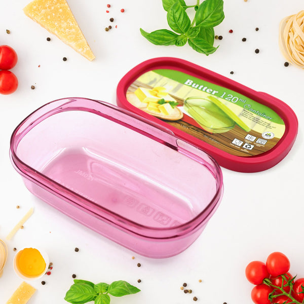 Butter Container, PP Butter Storage Box Easy to Take Portable Large Capacity for Kitchen for Home for Cheese for Butter (120 ML)