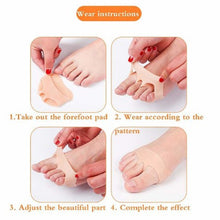 Comfortable toe separators for hallux valgus, pair.