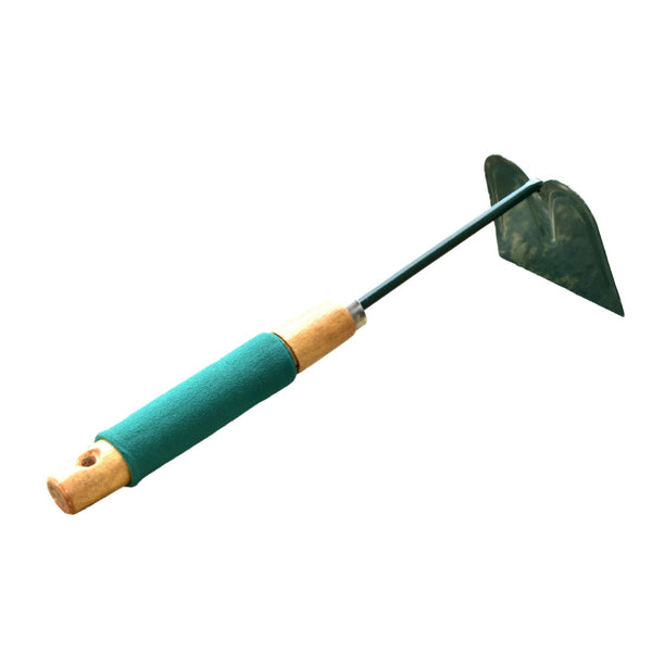 Gardening hoe tool with a sturdy handle for digging