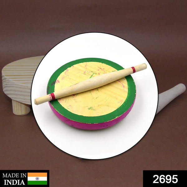 Fun kids chakla belan set for imaginative kitchen play at home.