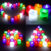 Decorative LED tealight candles, ideal for parties and events