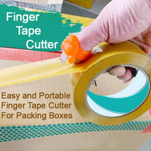 Finger tape cutter for boxes