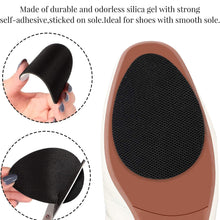 Non-Slip Shoe Pads, Rubber Shoe Sole Protector Pads, Self-Adhesive Shoe Grips Pads Stickers Non Skid for Ladies Shoes, High Heels, Boots (10 Pcs Set)