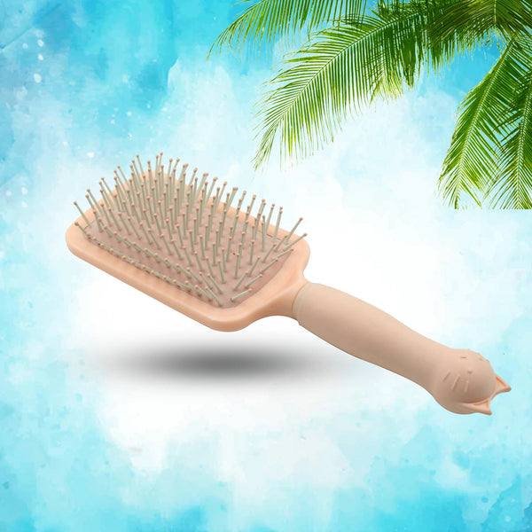 Massage Comb, Massage Hair Brush Ergonomic Matt Disappointment for Straight Curly Hair Cushion Curly Hair Comb For Detangling Professional Comb For Men And Women for All Hair Types, Home Salon DIY Hairdressing Tool  (1 Pc / 24 Cm)