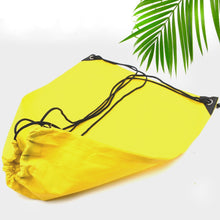 Sports string bag, drawstring closure