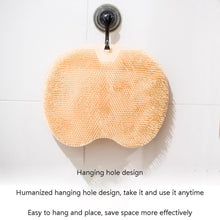 Silicone Bath Massage Cushion with Suction Cup, Shower Foot Scrubber Brush Foot Bath Mat Scrubber, Anti-Slip Exfoliating Dead Skin Massage Pad Lazy Wash Feet Bathroom Mat