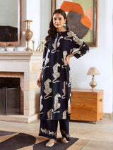Women's Rayon Digital Print Kurta Palazzo Set Trendmallsin