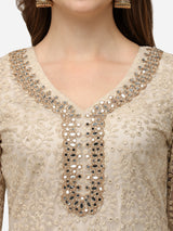 White Cotton Embroidery Salwar Suit Set Kurta Sharara with Dupatta Kurta Palazzo Set Stitched Ready To Wear For Women's Trendmallsin