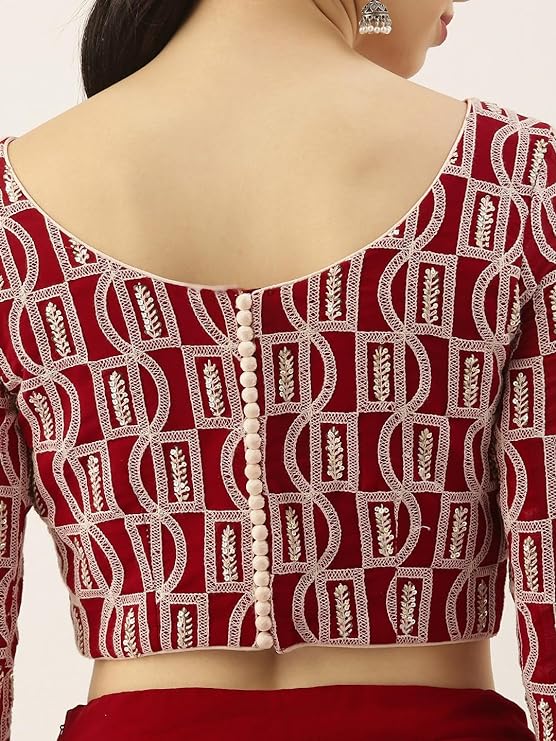 Georgette Embroidery work Lehenga Choli with Dupatta | Bridesmaid Wedding Lehenga Choli for women Trendmalls