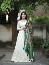 Georgette Embroidery Lehenga Choli with Dupatta I Navratri Stylish Lehenga Choli for women Trendmalls