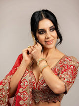 Satin Embroidery Lehenga Choli with Dupatta | Bridal Party Stylish Wedding Lehenga Choli for women Trendmalls