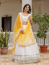 Women's Georgette Embroidery Lehenga Choli with Dupatta | Bridal Wedding Lehenga Choli for women Trendmalls