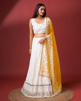 Women's Georgette Embroidery Lehenga Choli with Dupatta | Bridal Wedding Lehenga Choli for women Trendmalls