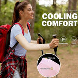 TRENDMALLS Arm Sleeves, Cooling UV Sun Protection Sports Compression for Men/Women/Kids (Beige) Trendmalls