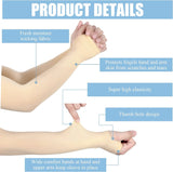 TRENDMALLS Arm Sleeves, Cooling UV Sun Protection Sports Compression for Men/Women/Kids (Beige) Trendmalls