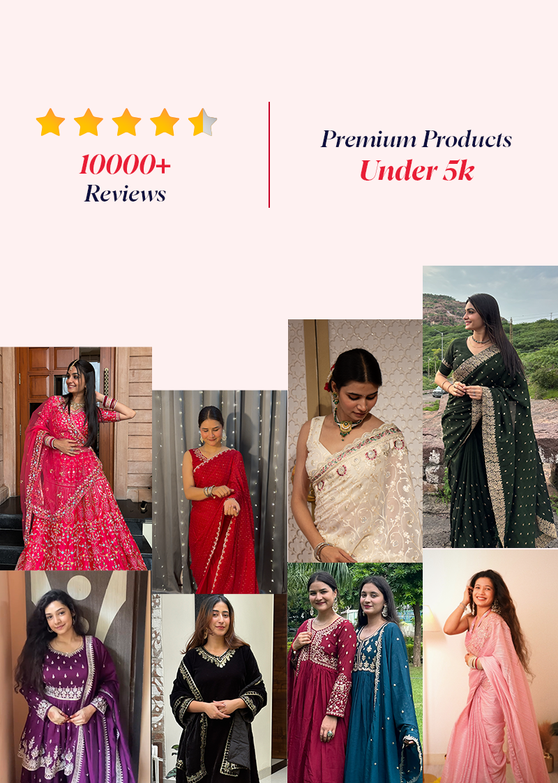 Mehndi Art Silk Embroidery Sequence Work Kurta Palazzo Set with Dupatta Salwar Suit Set Trendmalls