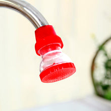 Big plastic 360-degree shower head faucet, versatile design.