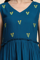 TRENDMALLS Western Dress Casual Loose Flowy Swing Shift Dress for Women Length:Midi Trendmallsin