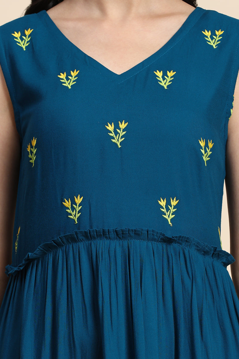 TRENDMALLS Western Dress Casual Loose Flowy Swing Shift Dress for Women Length:Midi Trendmallsin