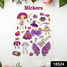 Multipurpose Adhesive 3D Stickers (1 Sheet /15×10 Cm)