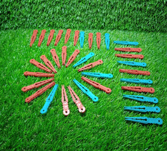 Plastic cloth pegs for laundry, versatile and durable